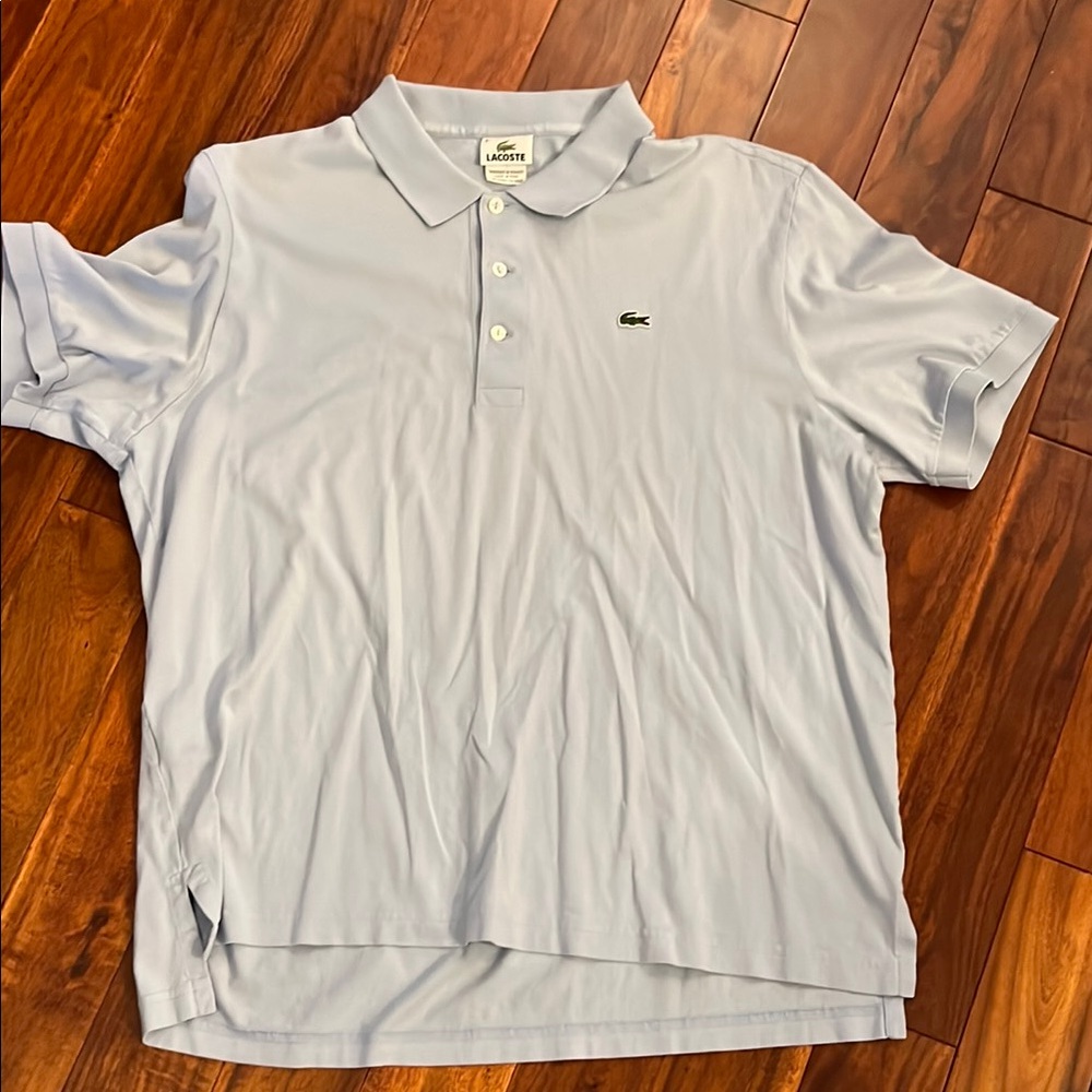 Lacoste Men's Light Blue Polo Shirt